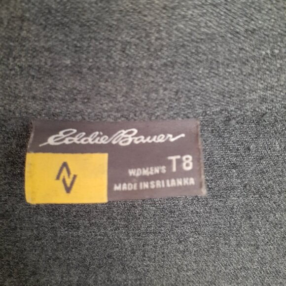 Eddie Bauer Women's Travex Travel 2-Button Blazer Gray Size 8T Tall - Picture 3 of 15